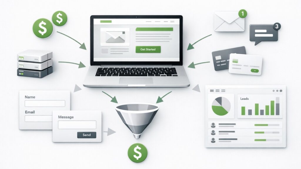 Инфографика лидогенерации